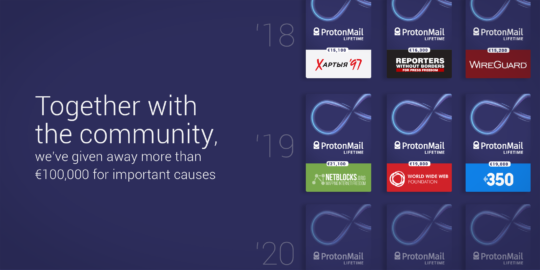 Chapeau bas pour ProtonMail !