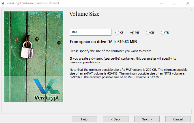 VeraCrypt-setup-volume-size