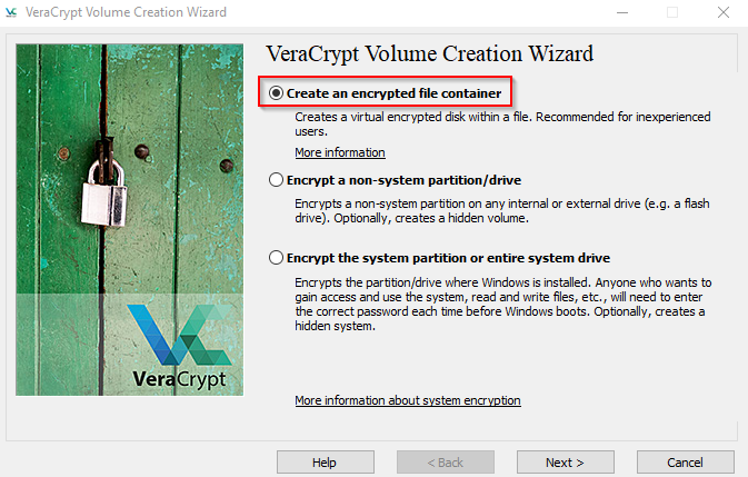 VeraCrypt-setup-volume